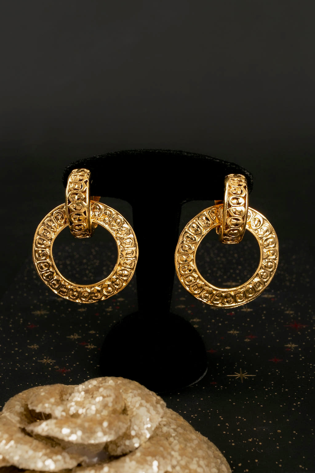 Créoles dorées Chanel