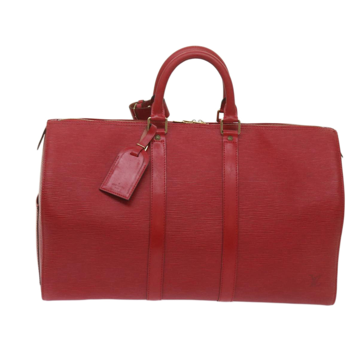 Louis Vuitton Keepall 45  Leather Travel Bag ()