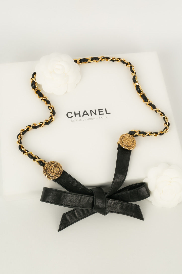Ceinture en cuir Chanel