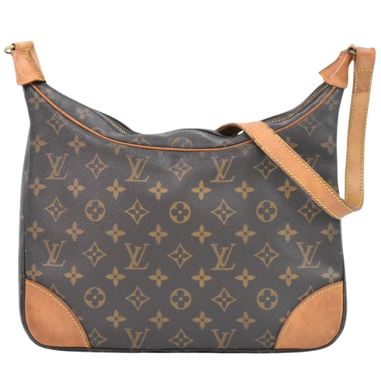 Louis Vuitton Boulogne  Canvas Shoulder Bag ()