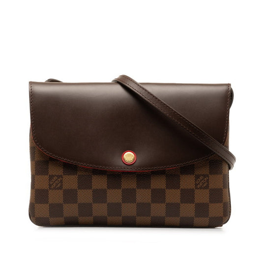 Louis Vuitton Twice  Canvas Shoulder Bag ()
