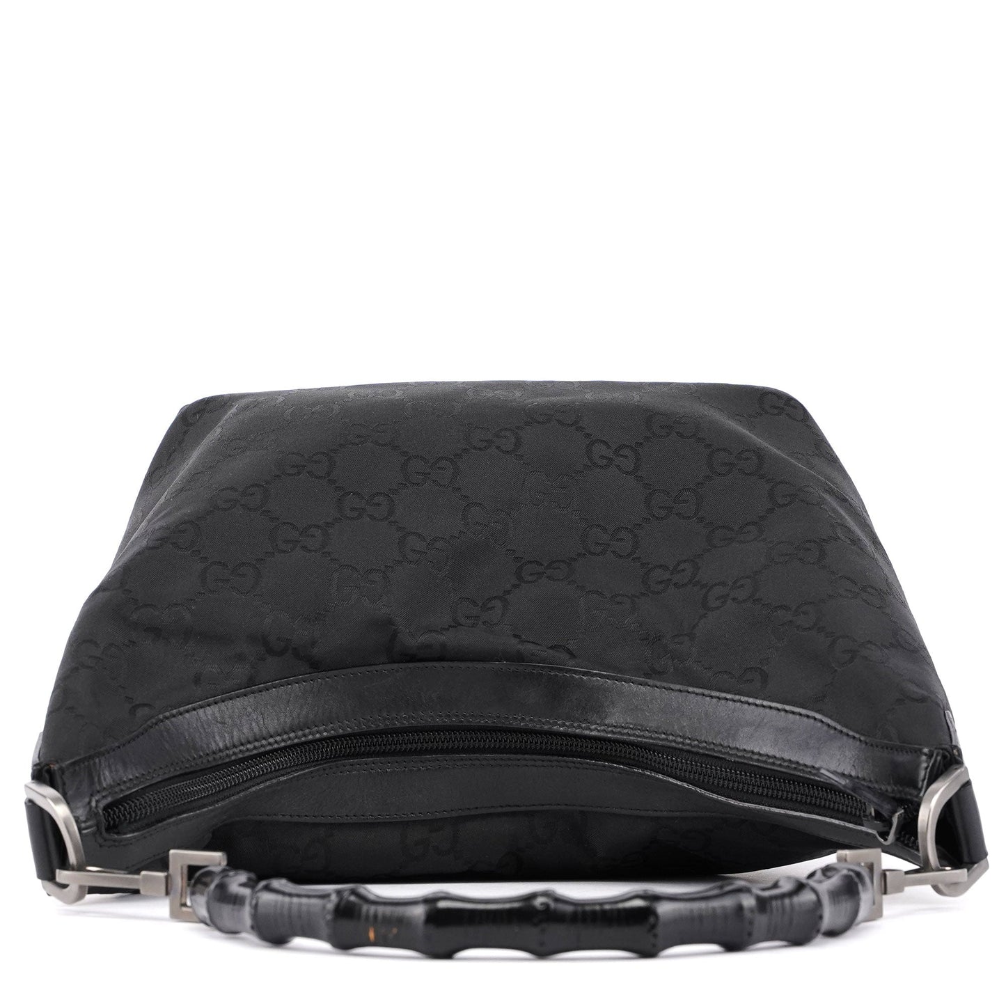 000 0531 Black GG Bamboo Shoulder Bag