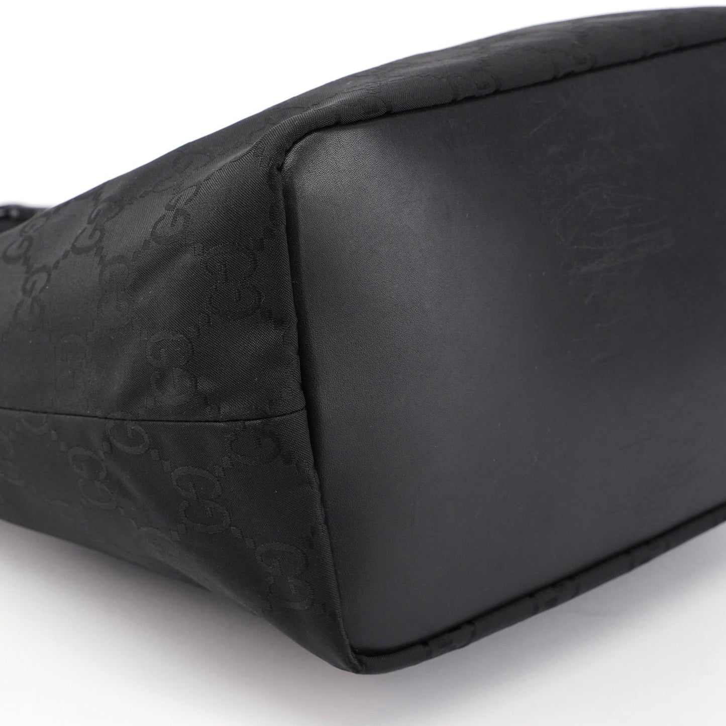 000 0531 Black GG Bamboo Shoulder Bag