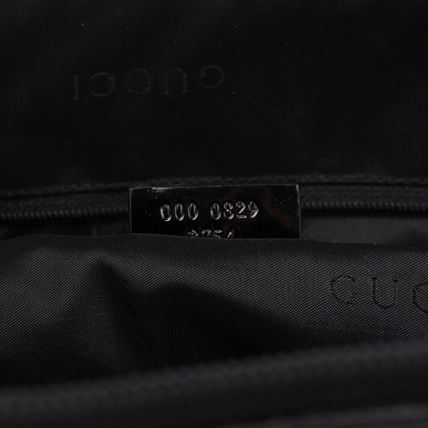 000 0829 Black Patent Leather Bamboo Tote