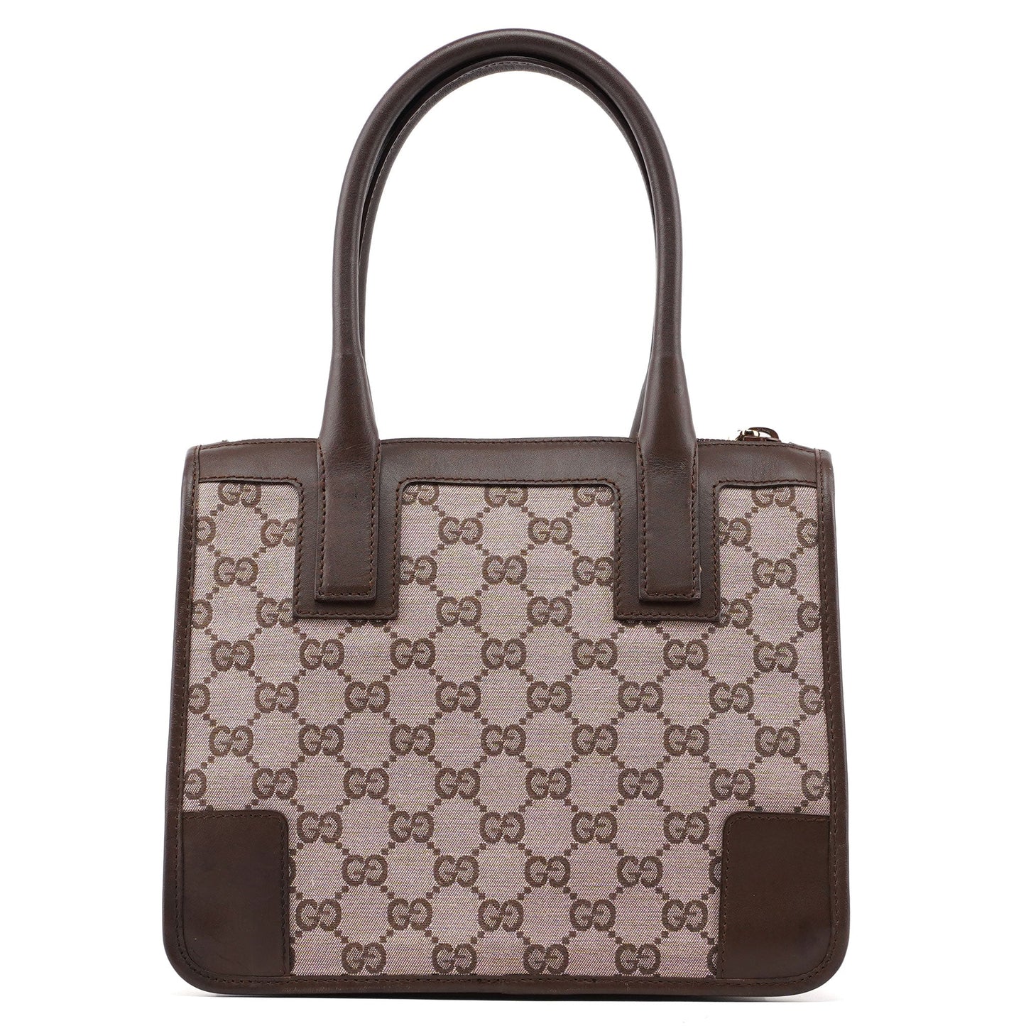 000 0856 Beige Brown GG Tote Bag