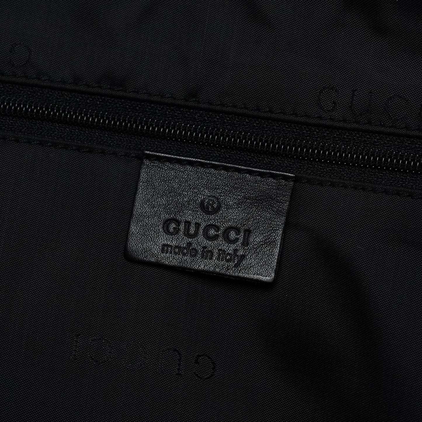 001 1206 Black Calfskin Hobo Shoulder Bag