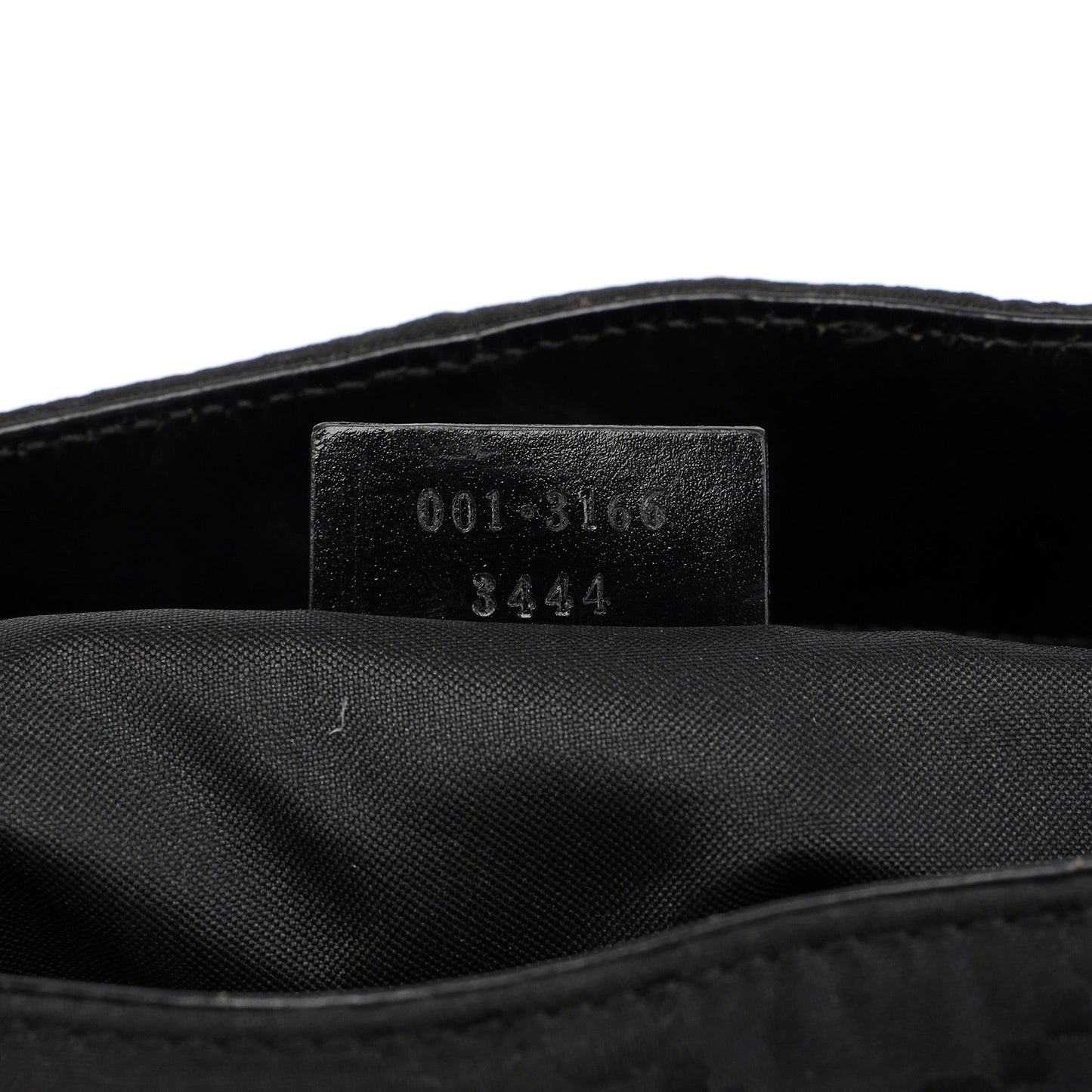 001 3166 Black GG Shoulder Bag