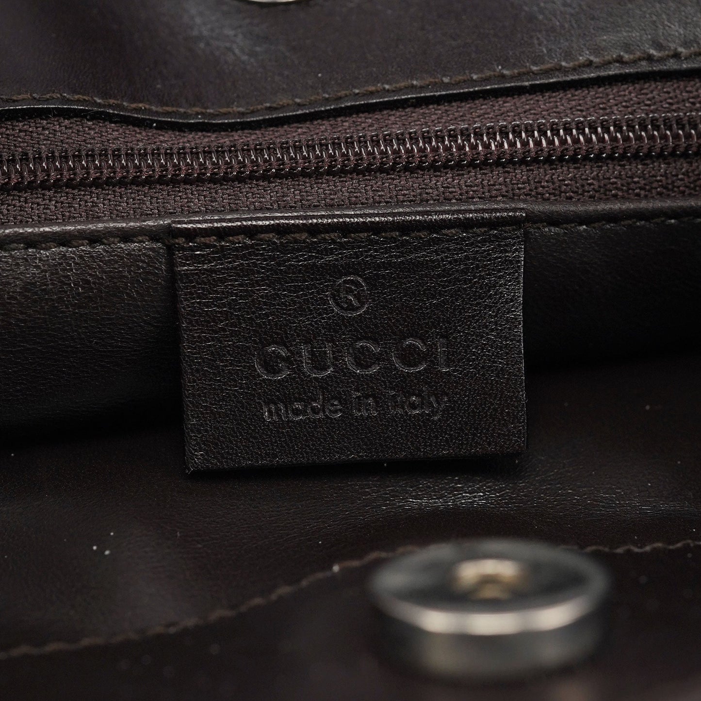 001 3167 Brown Calfskin Hobo Shoulder Bag