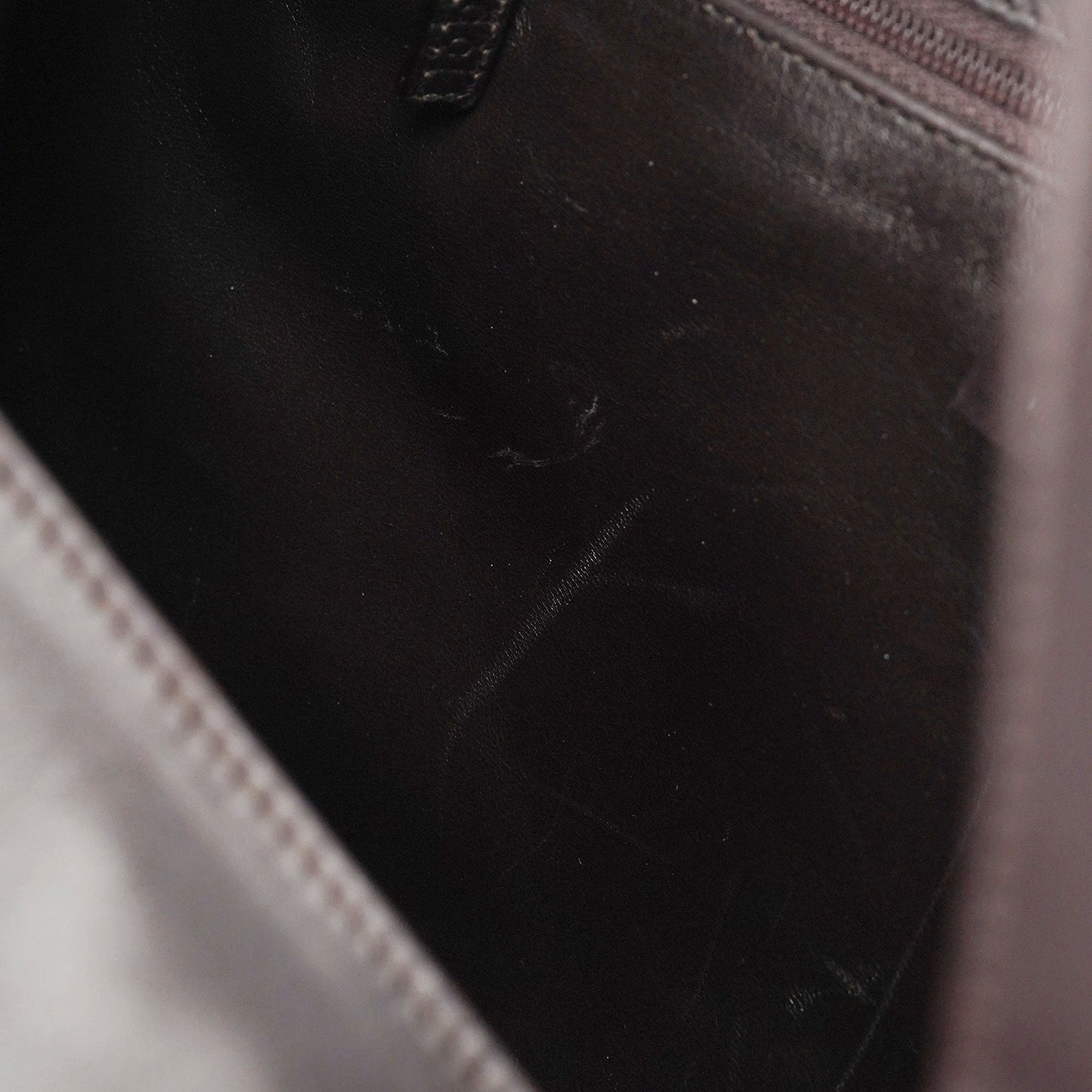 001 3167 Brown Calfskin Hobo Shoulder Bag