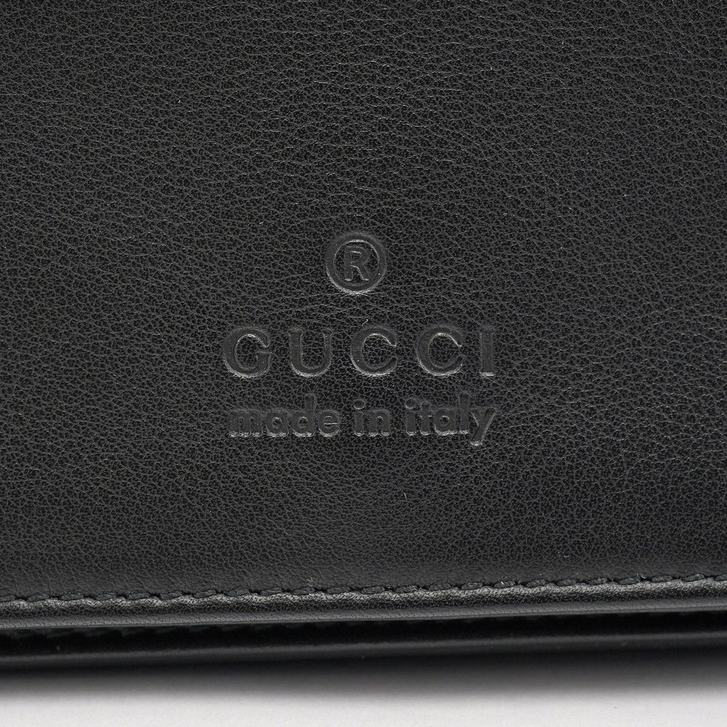 001 3243 Black Calfskin Bamboo Flap Shoulder Bag