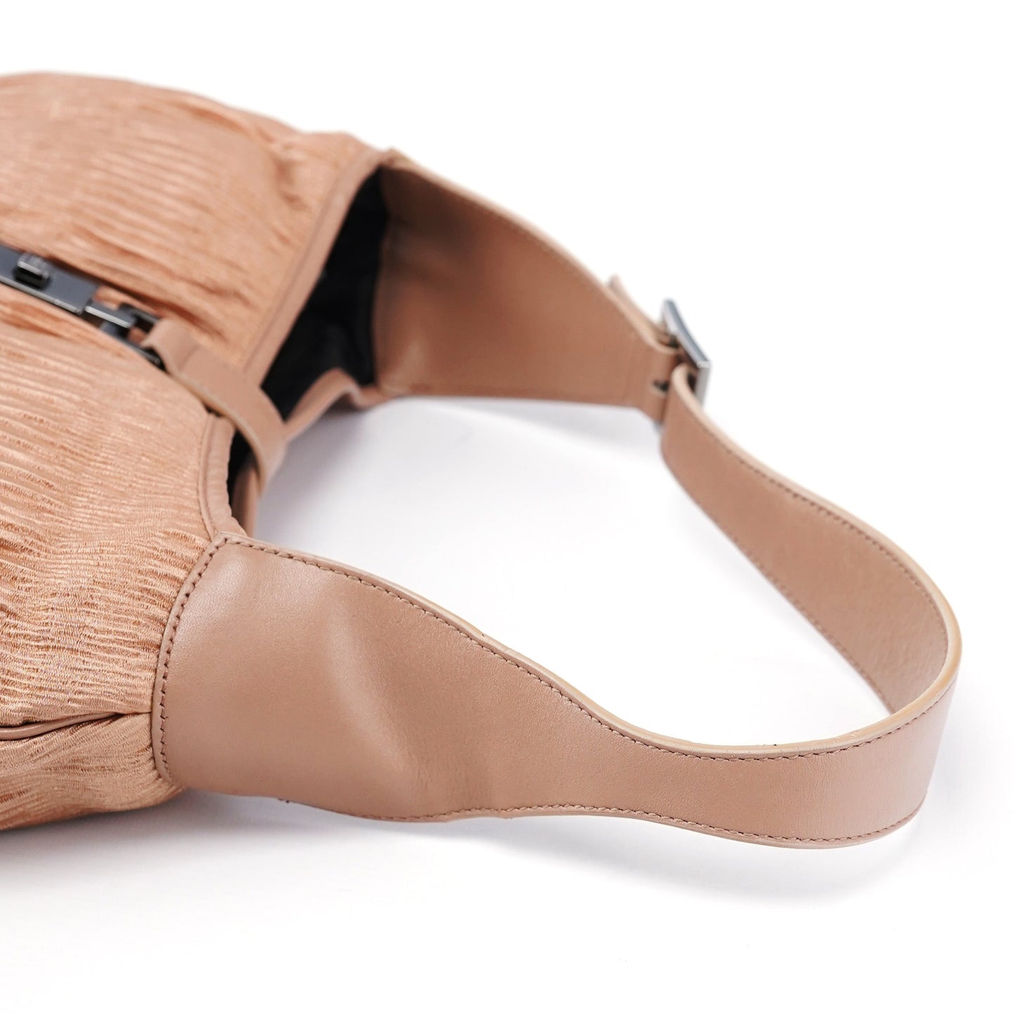 001 3306 Beige Silk Jackie Shoulder Bag