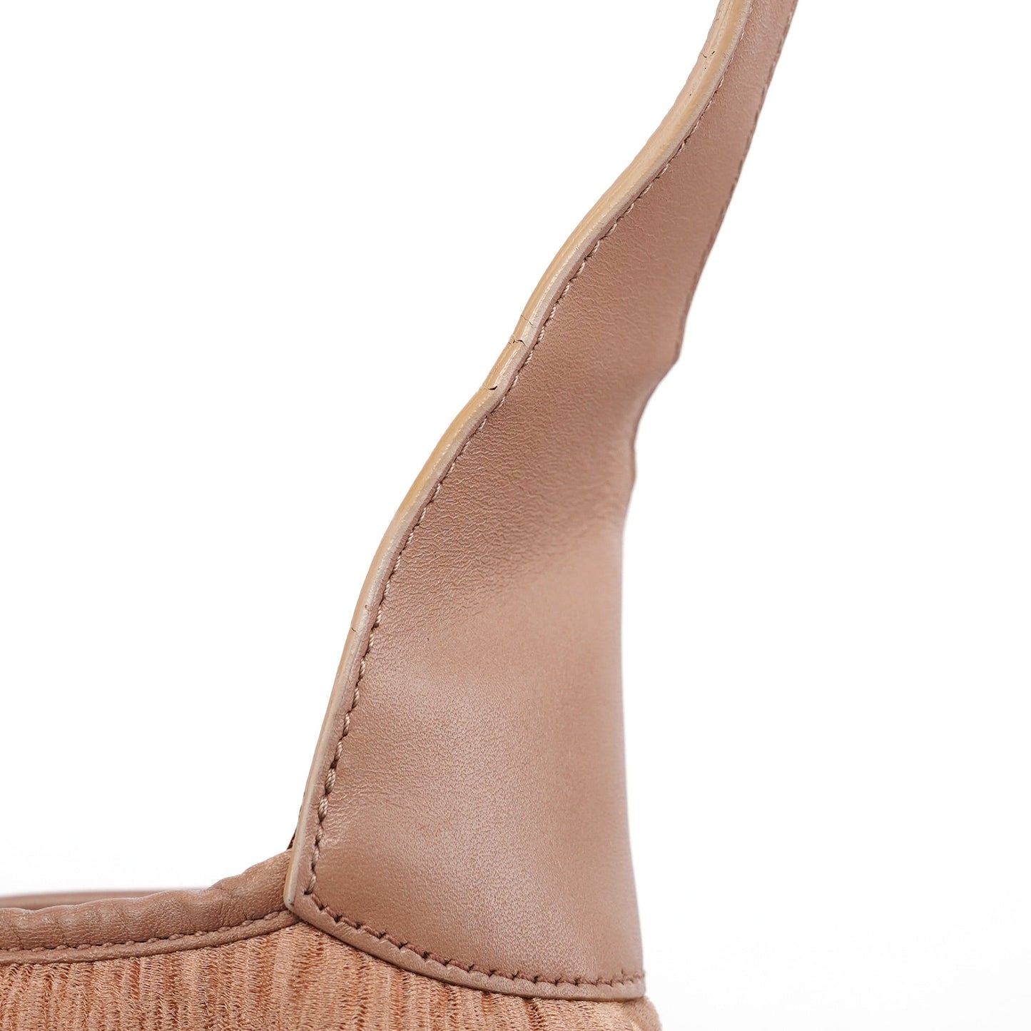 001 3306 Beige Silk Jackie Shoulder Bag