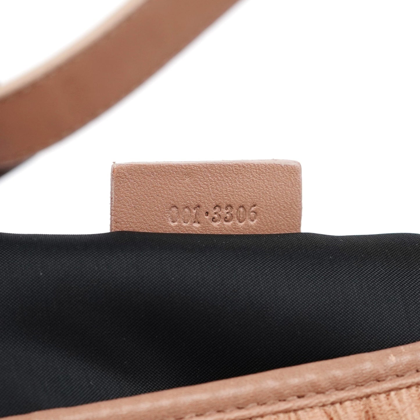 001 3306 Beige Silk Jackie Shoulder Bag