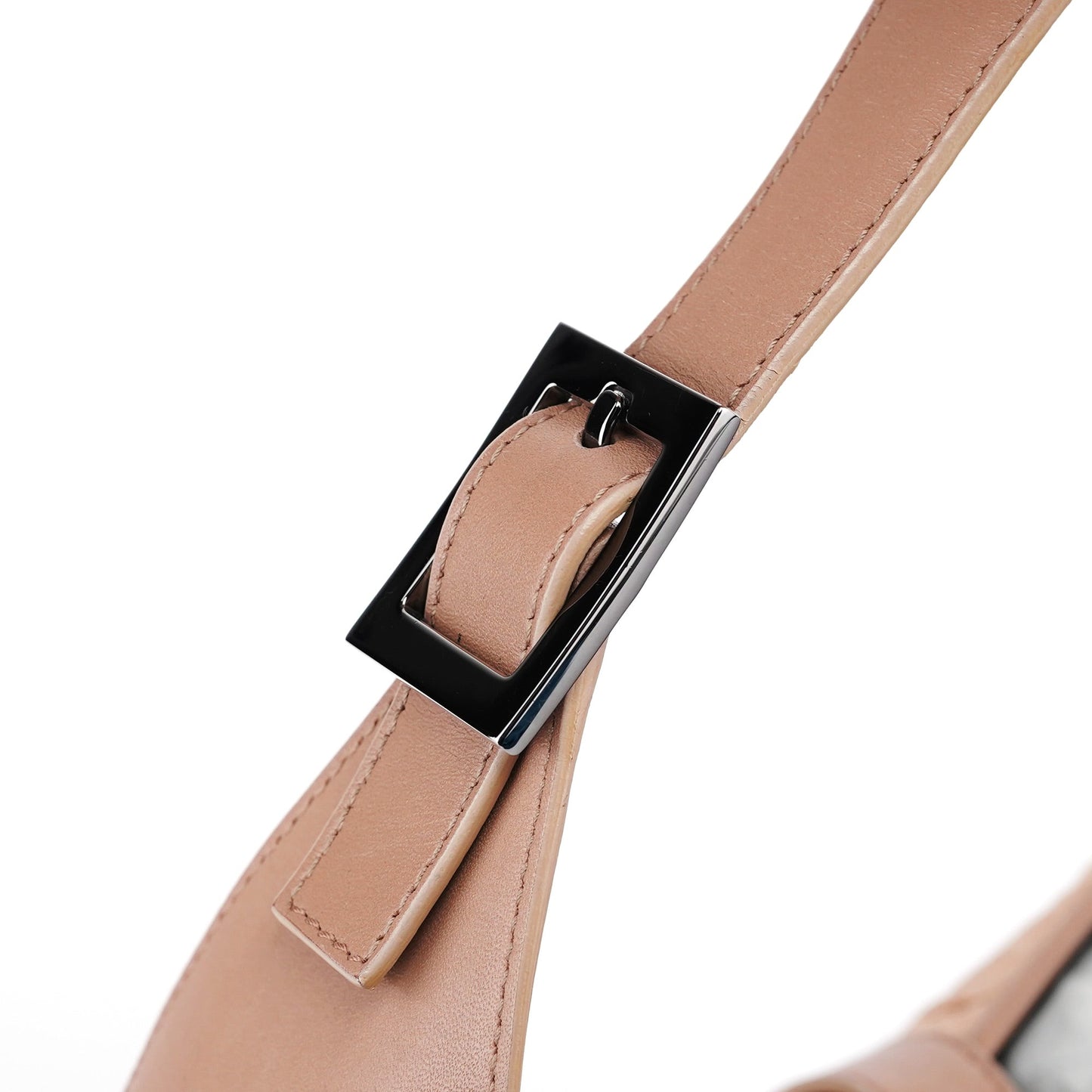 001 3306 Beige Silk Jackie Shoulder Bag