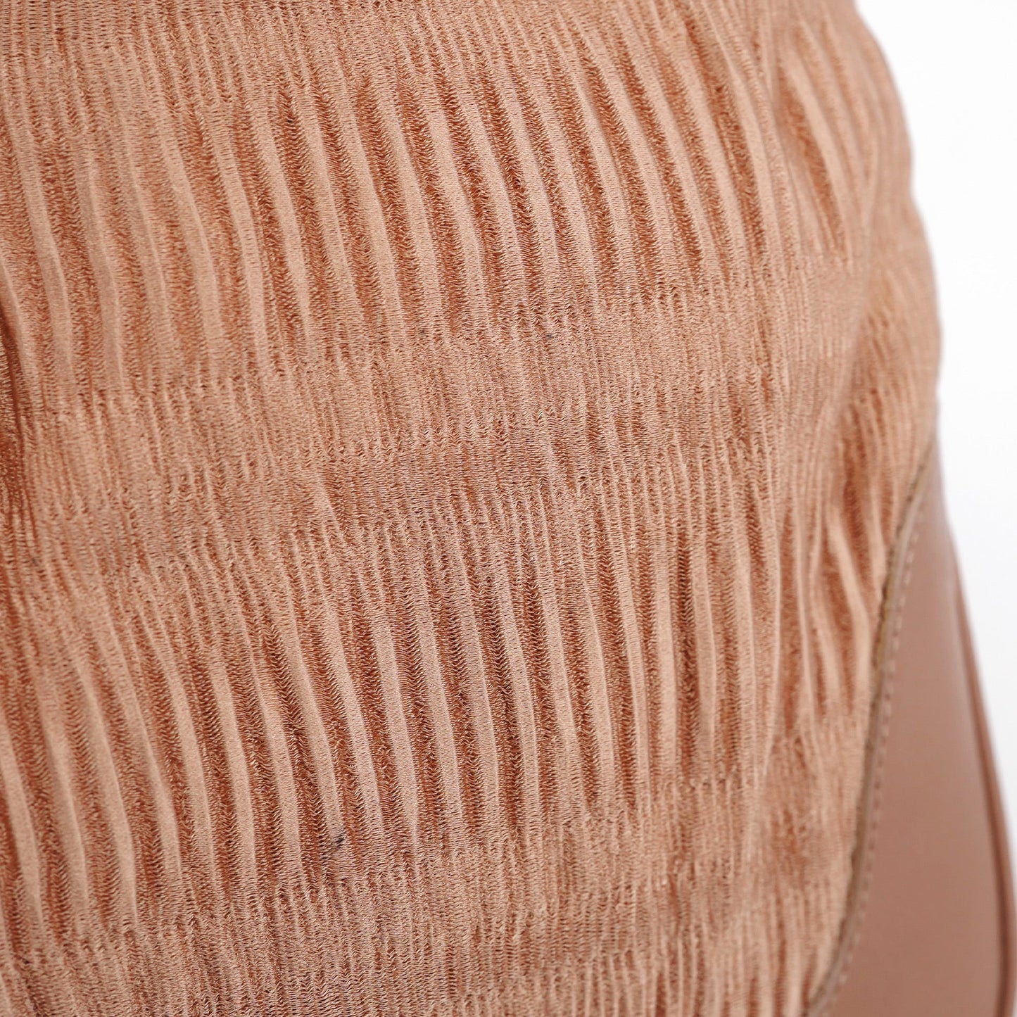 001 3306 Beige Silk Jackie Shoulder Bag