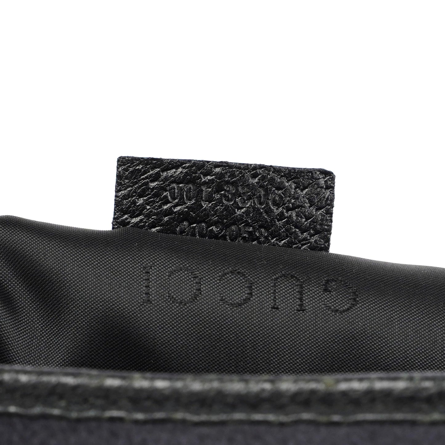 001 3306 Black Wool Leather Jackie Shoulder Bag