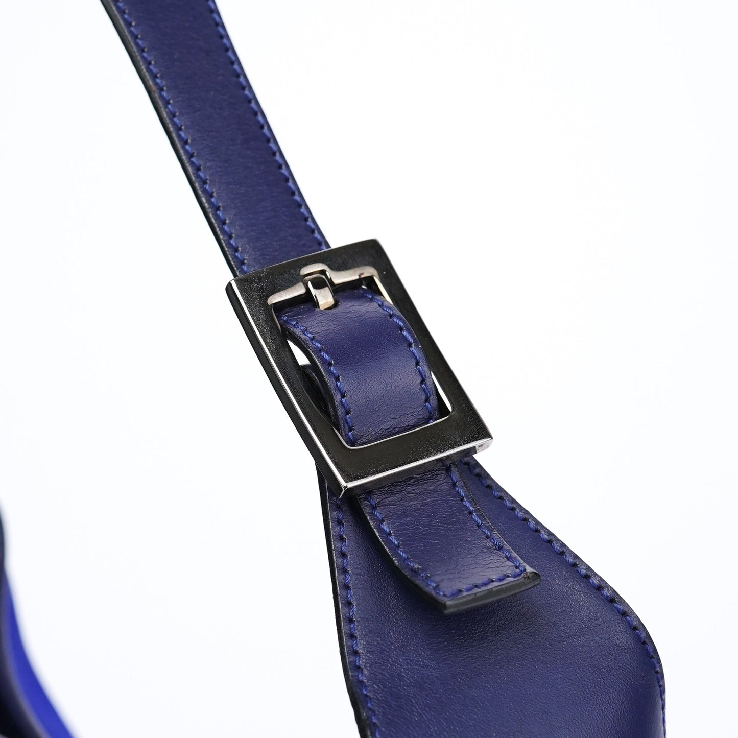 001 3306 Cobalt Blue Satin Jackie Shoulder Bag