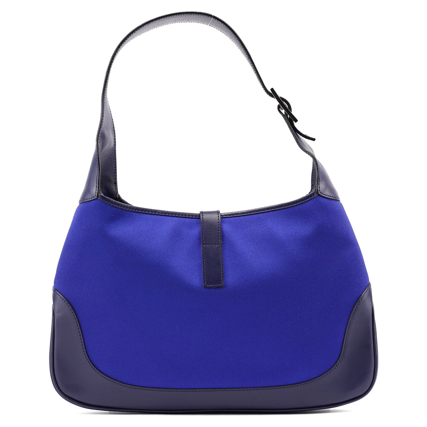 001 3306 Cobalt Blue Satin Jackie Shoulder Bag