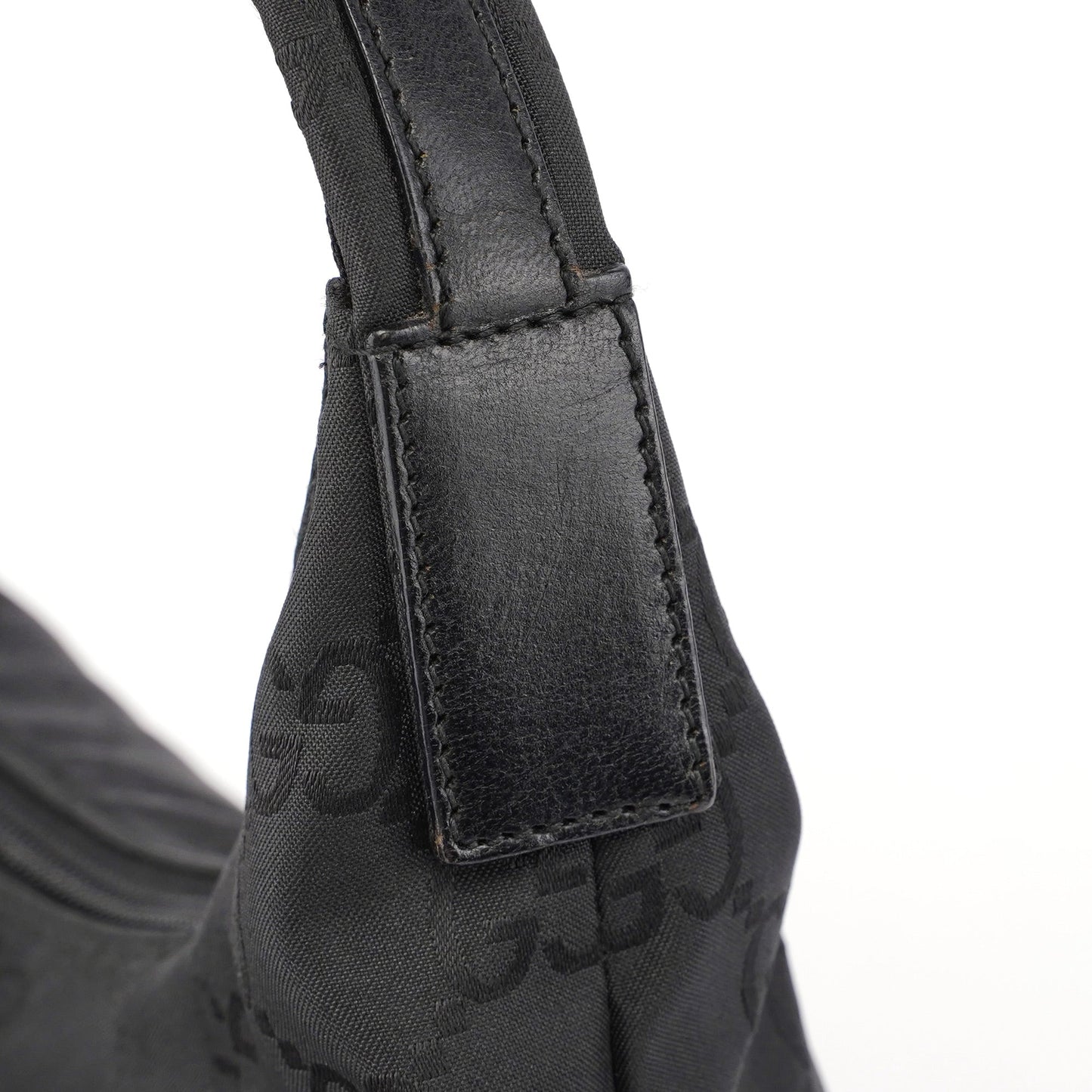 001 3380 Black GG Dual Pocket Shoulder Bag