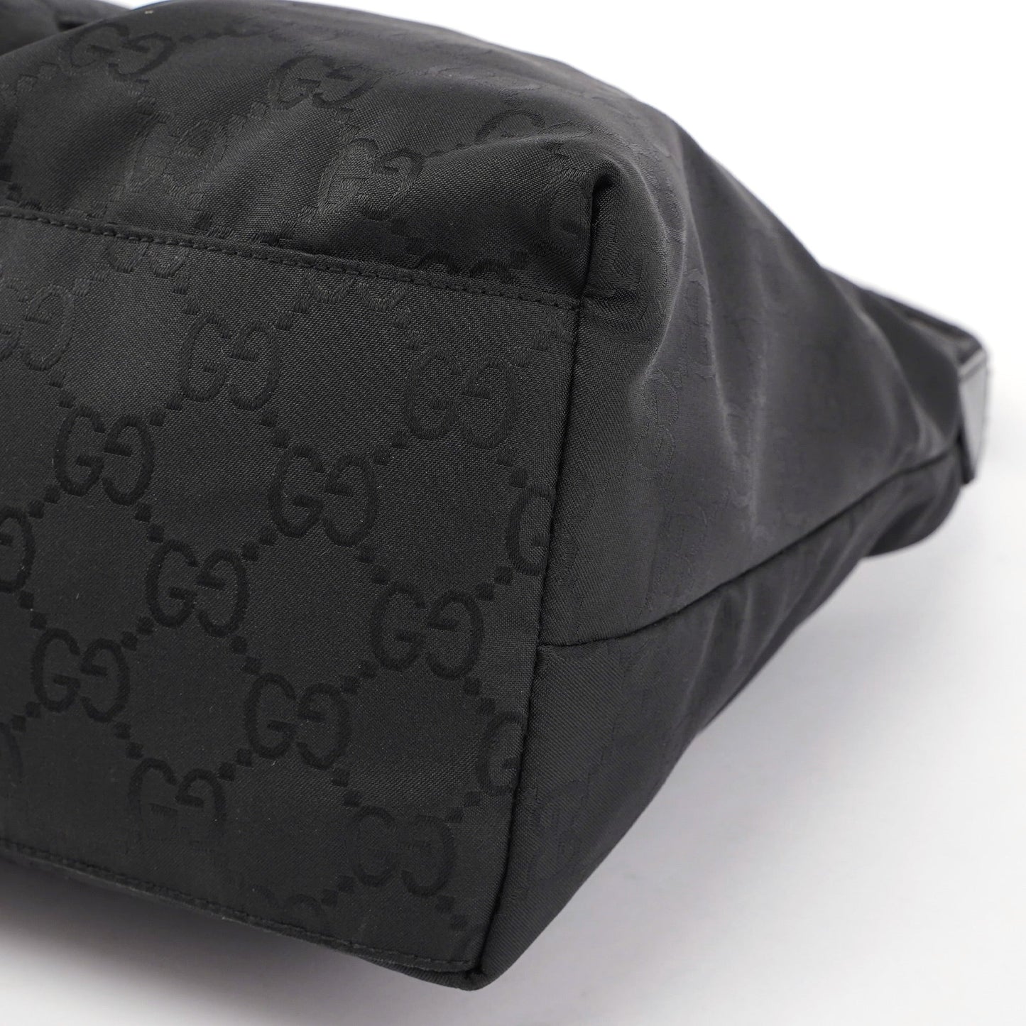 001 3380 Black GG Dual Pocket Shoulder Bag