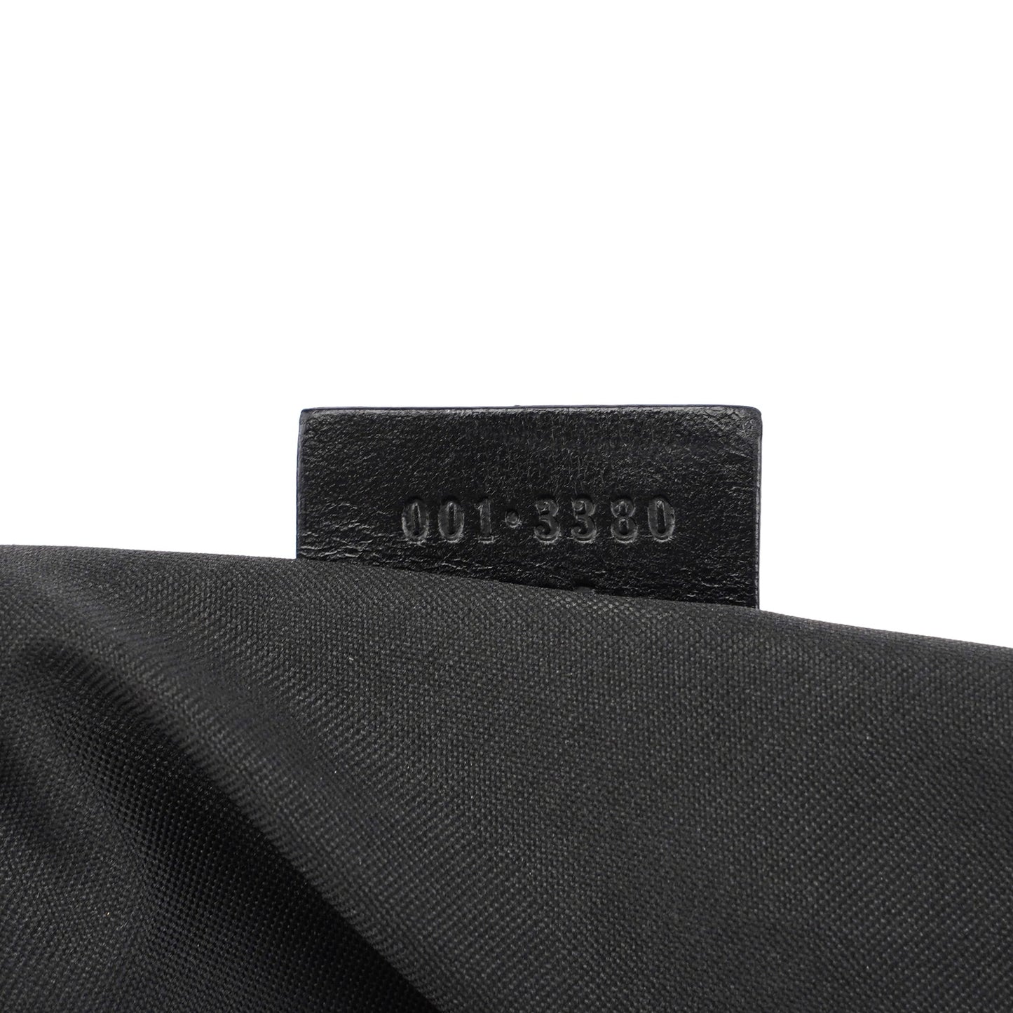 001 3380 Black GG Dual Pocket Shoulder Bag