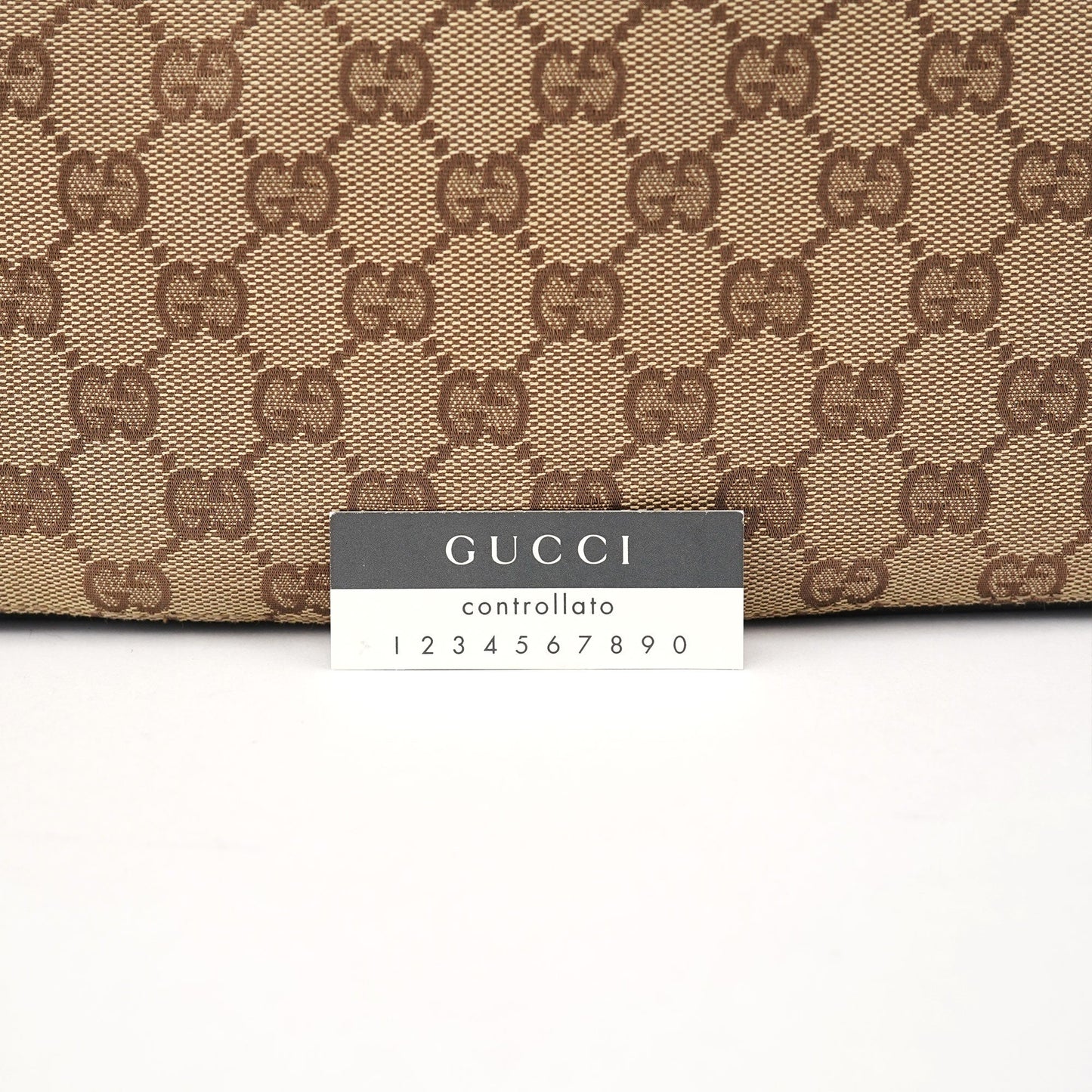 001 3748 Beige GG Drawstring Shoulder Bag