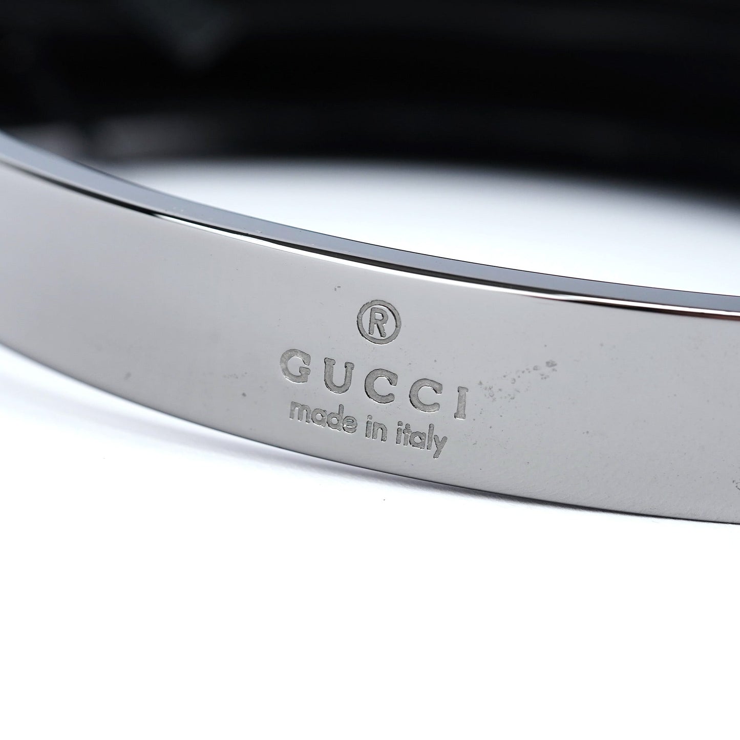 001 3778 Black Suede GG Shoulder Bag