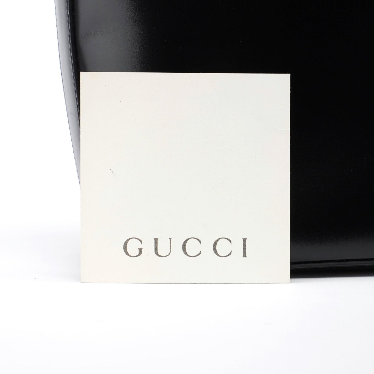 001 3814 Black Leather Hobo Shoulder Bag