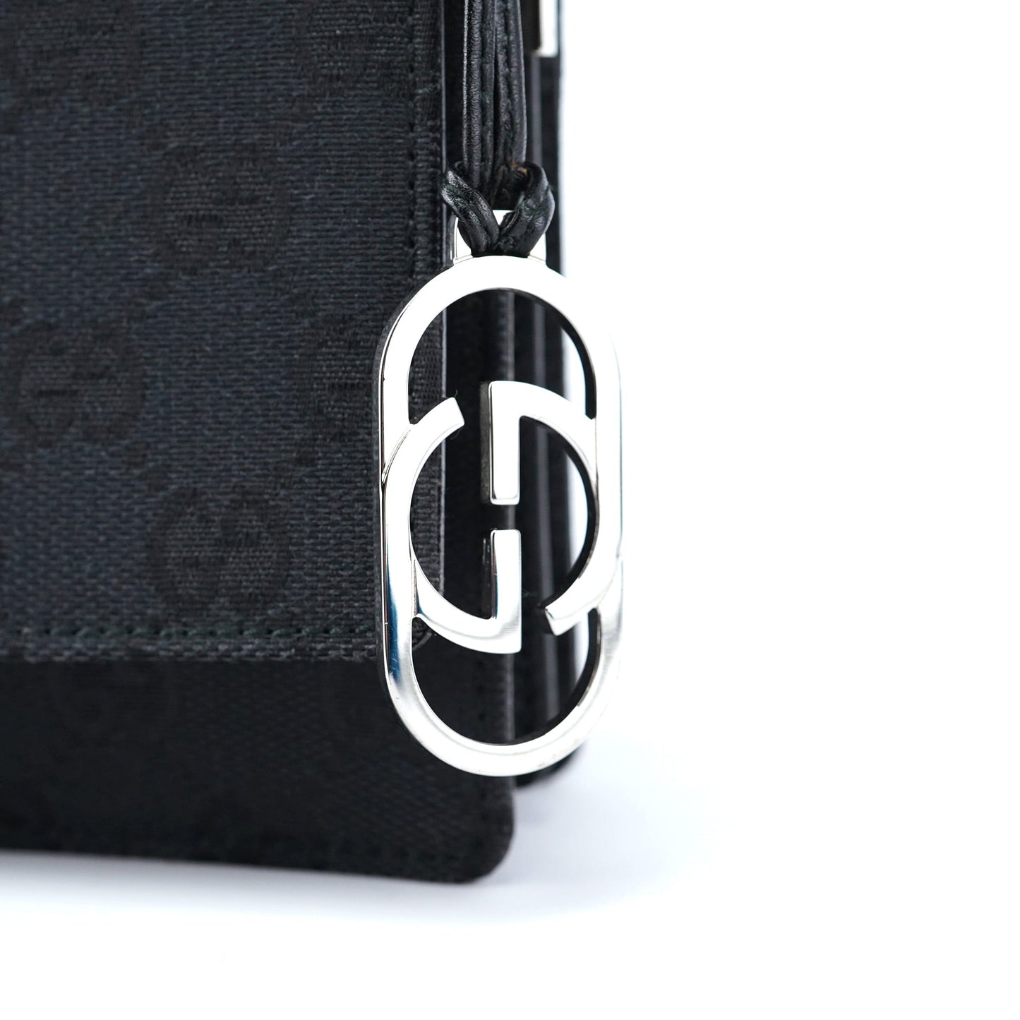 001 3815 Black GG Shoulder Bag