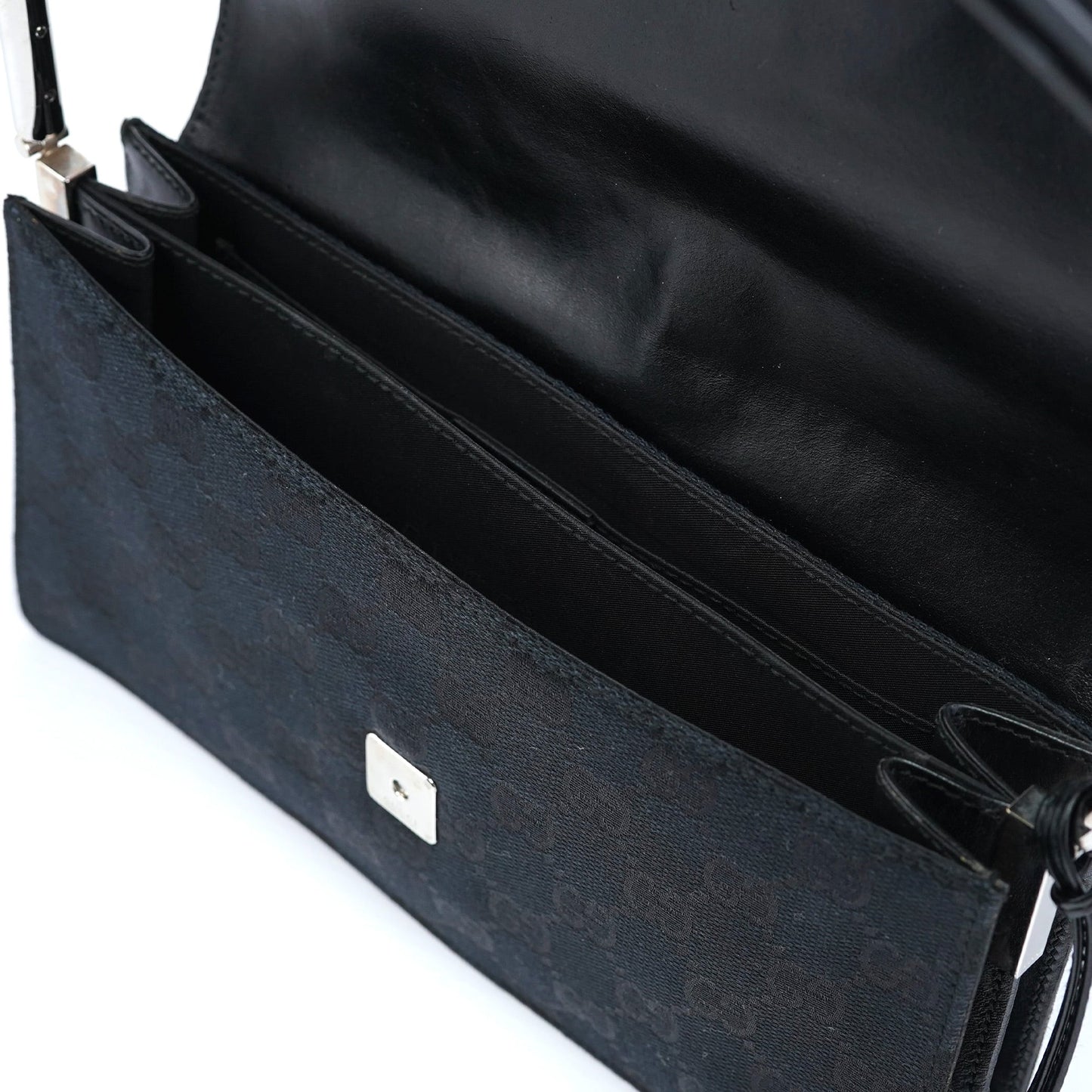 001 3815 Black GG Shoulder Bag