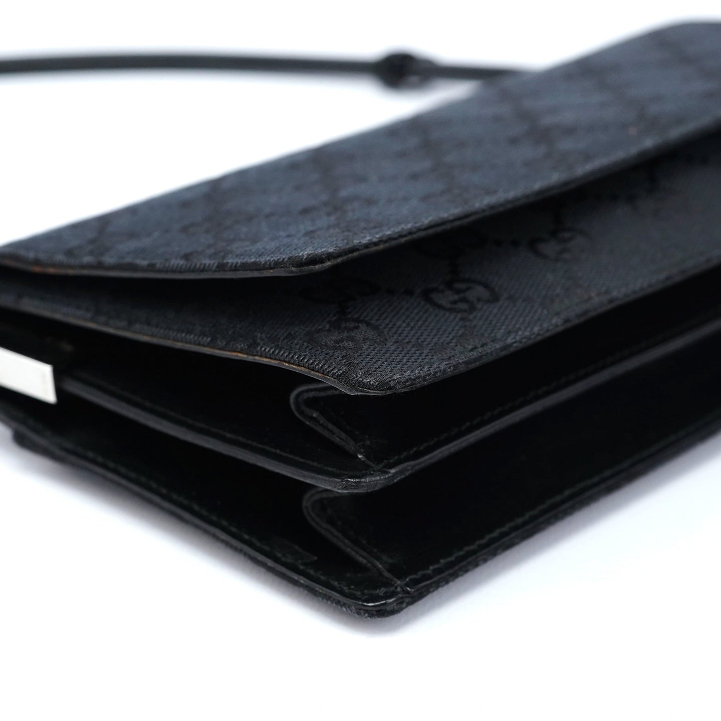 001 3815 Black GG Shoulder Bag