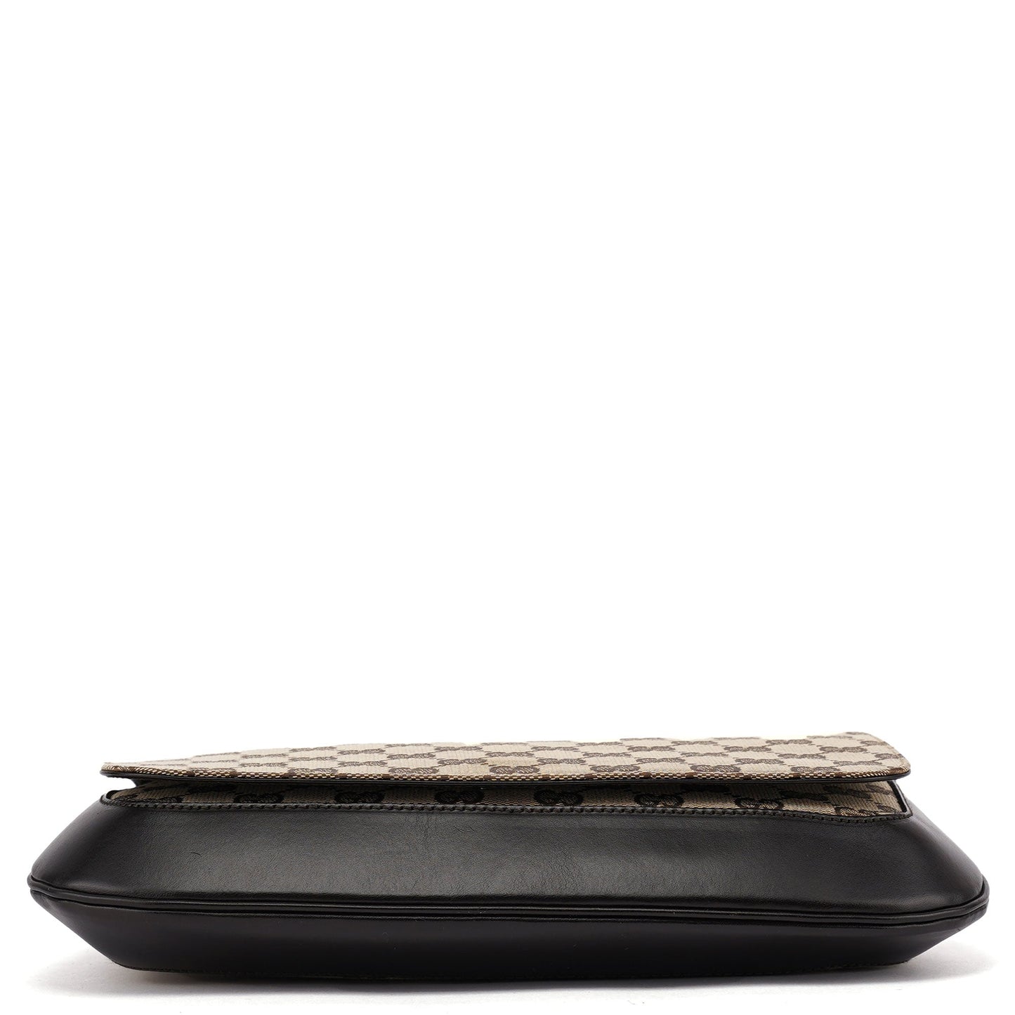 001 3820 Beige GG Wood Chain Shoulder Bag