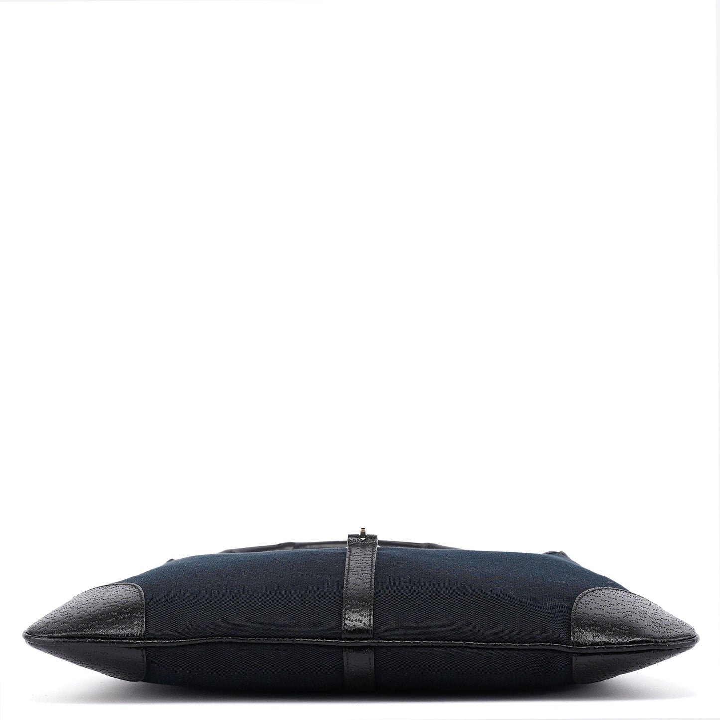 001 4060 Black Jackie Bamboo Shoulder Bag