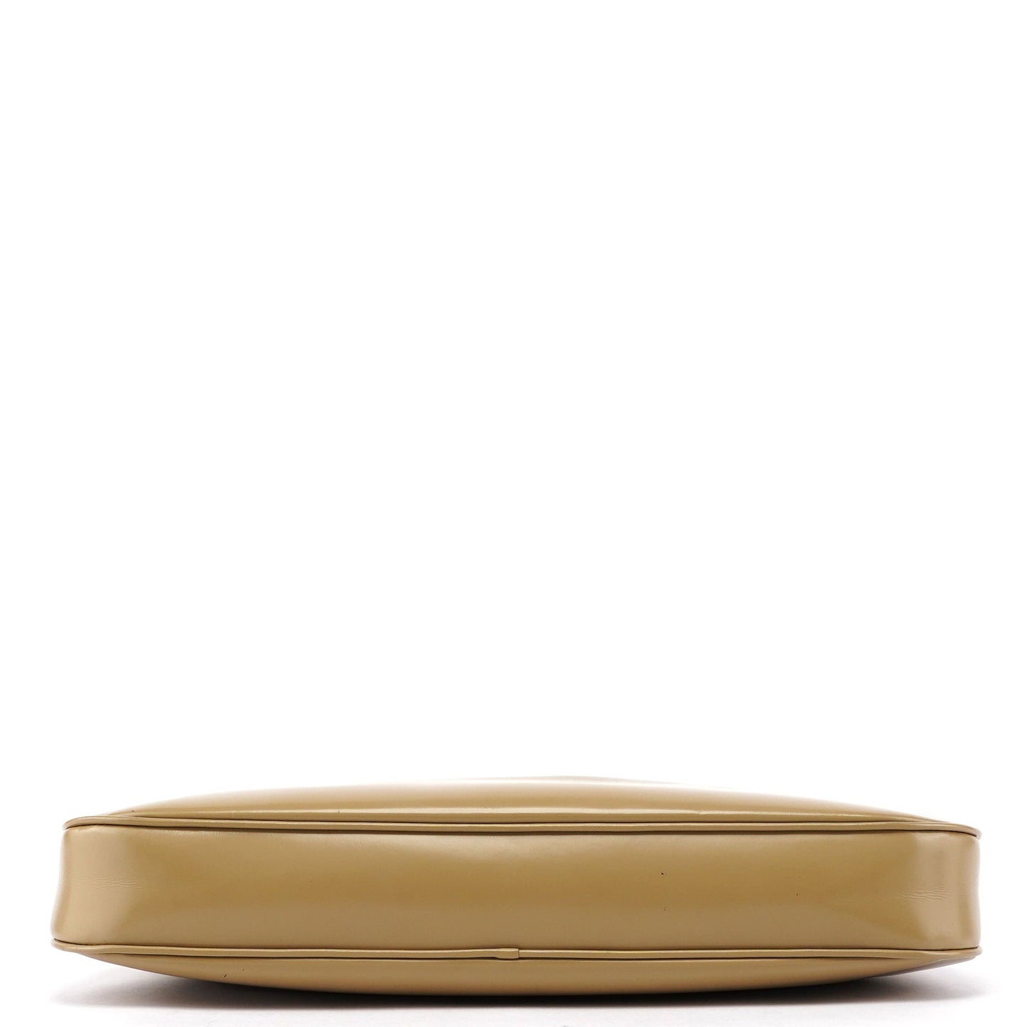 001 4148 Beige Patent Leather Jackie Bag