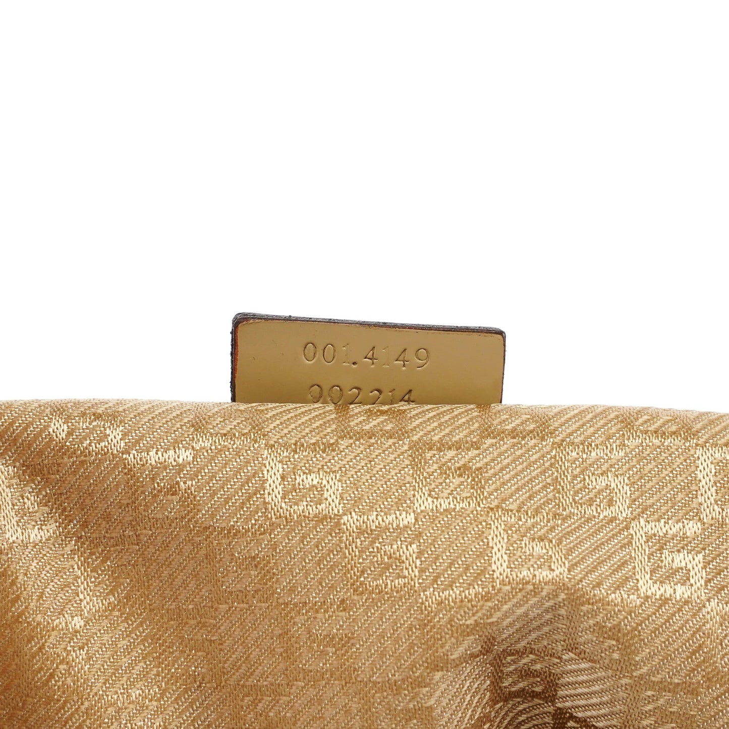 001 4148 Beige Patent Leather Jackie Bag