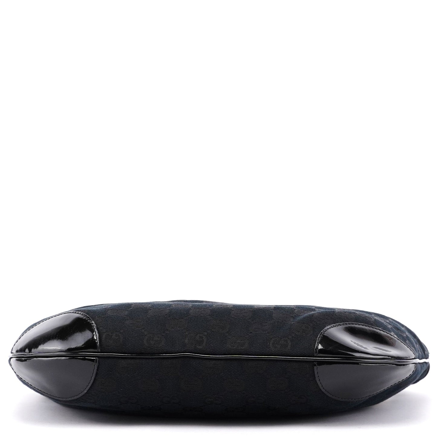 001 4157 Black GG Patent Shoulder Bag