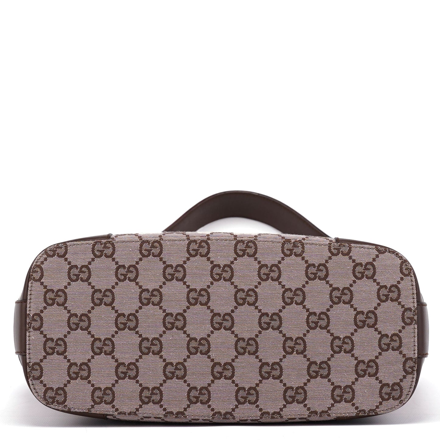 001 4204 Beige Brown GG Hobo Shoulder Bag