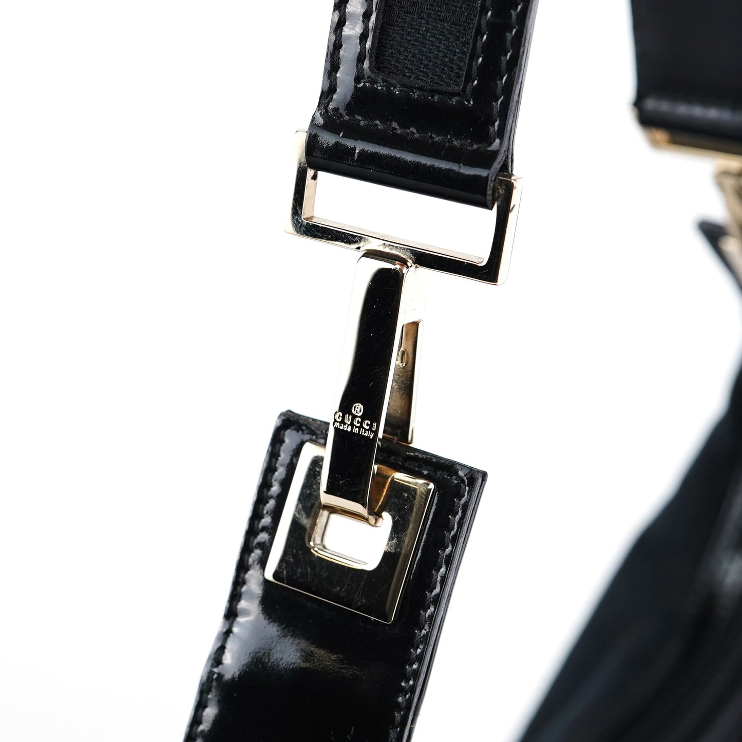 001 4204 Black GG Shoulder Bag