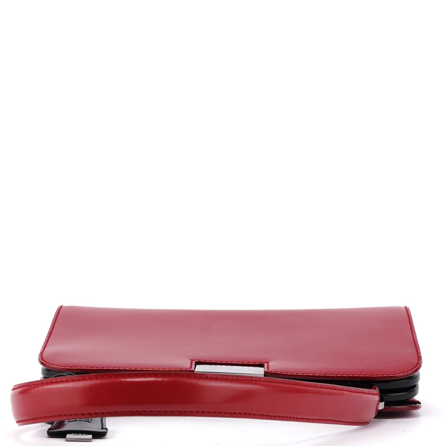 001 4208 Red Calfskin Shoulder Bag