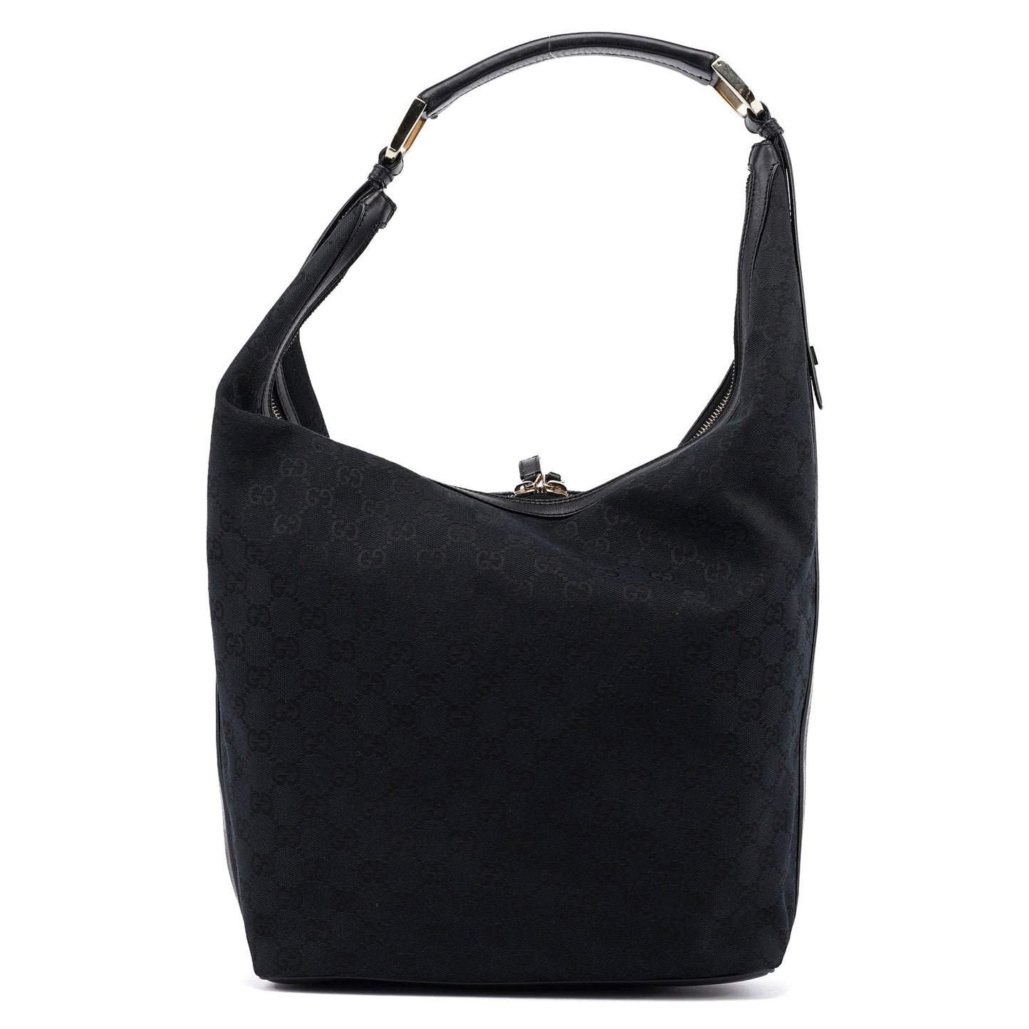 001 4287 Black GG Hobo Shoulder Bag