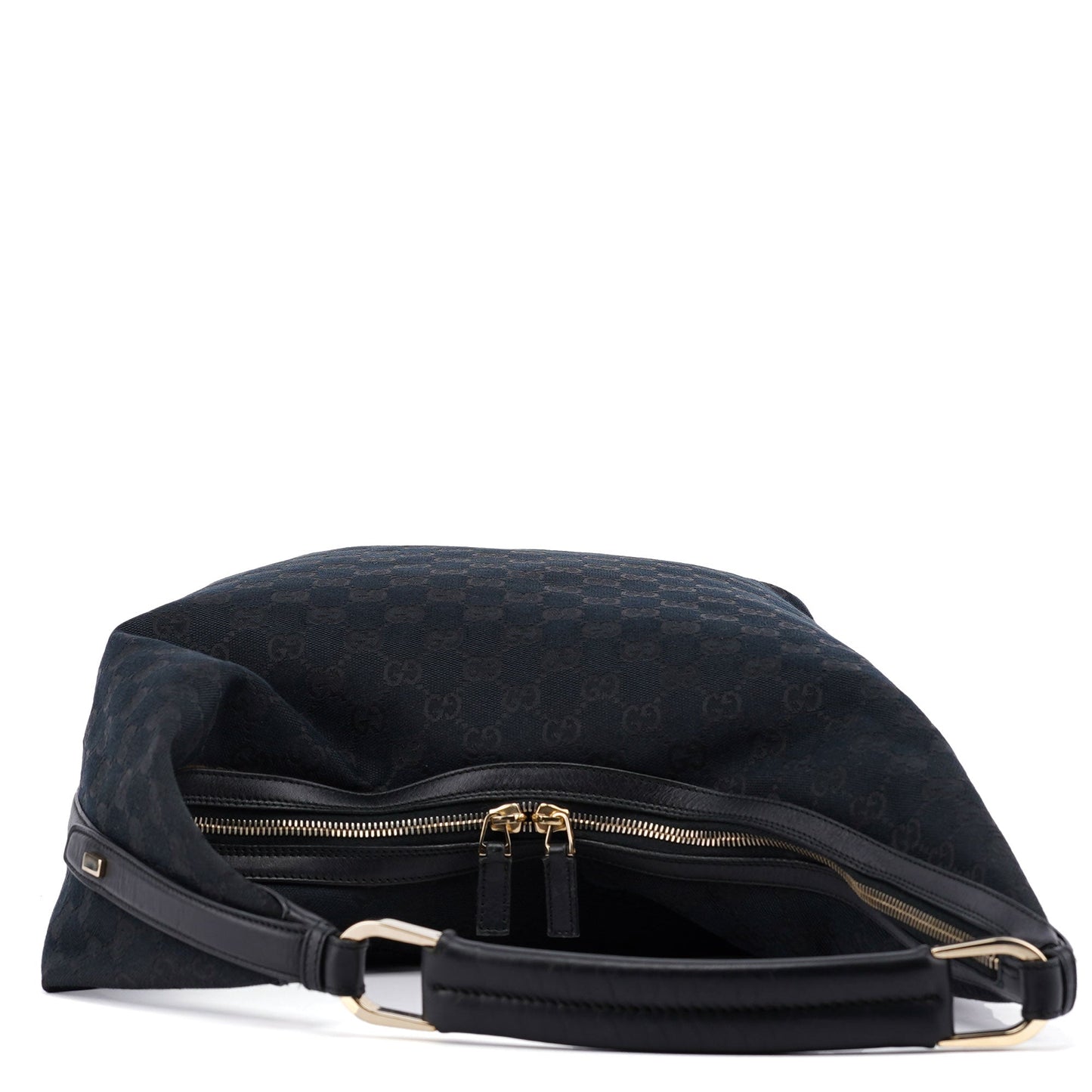 001 4287 Black GG Hobo Shoulder Bag
