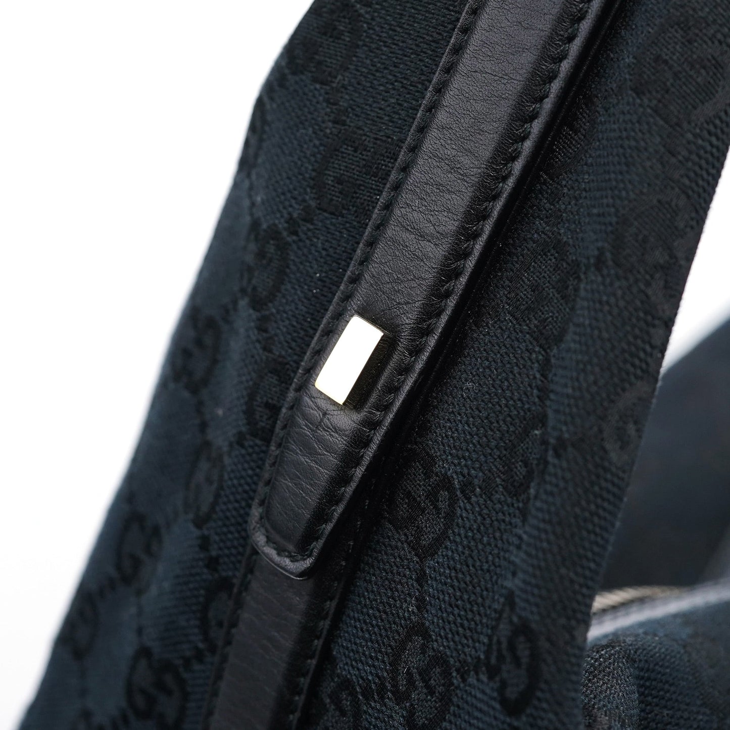 001 4287 Black GG Hobo Shoulder Bag