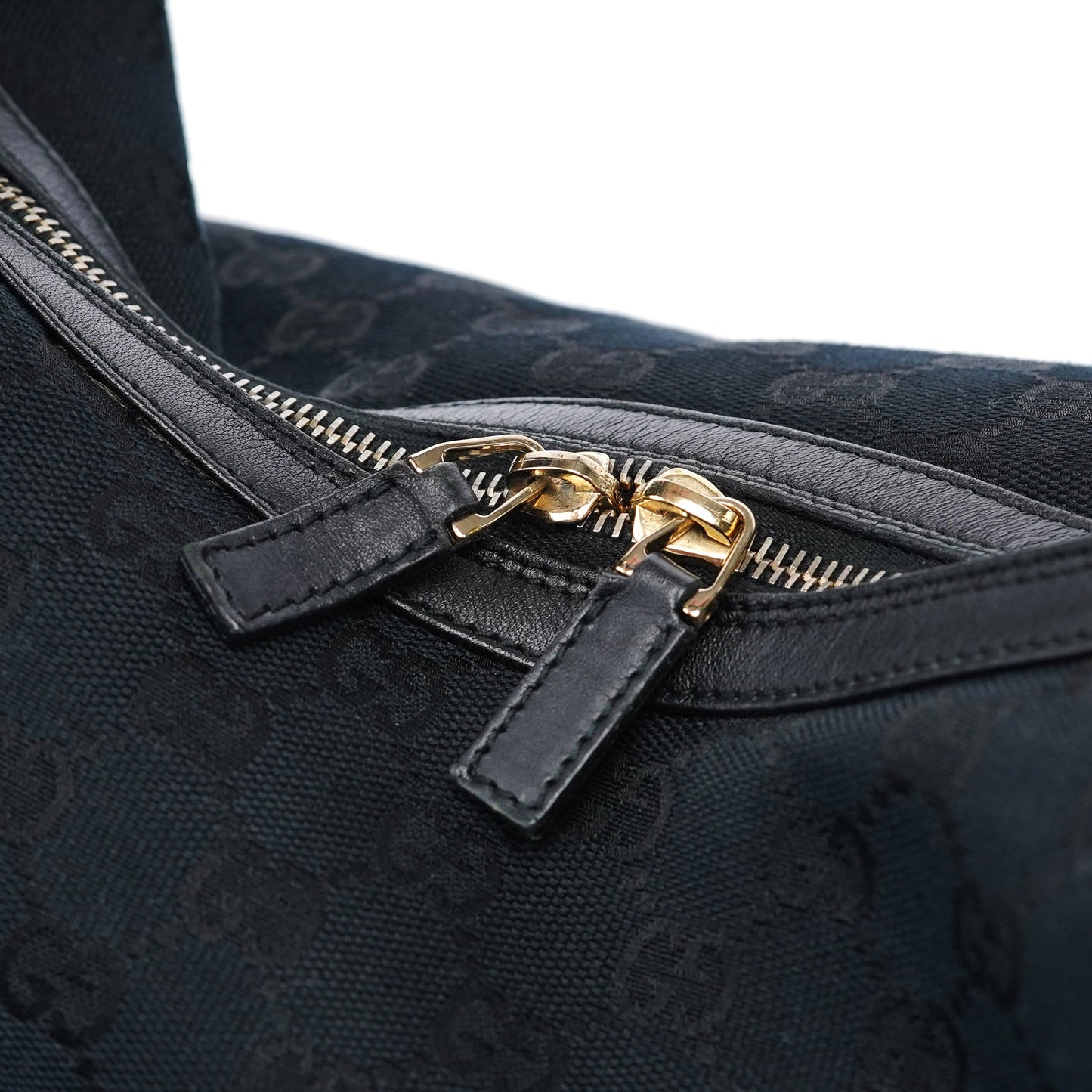 001 4287 Black GG Hobo Shoulder Bag