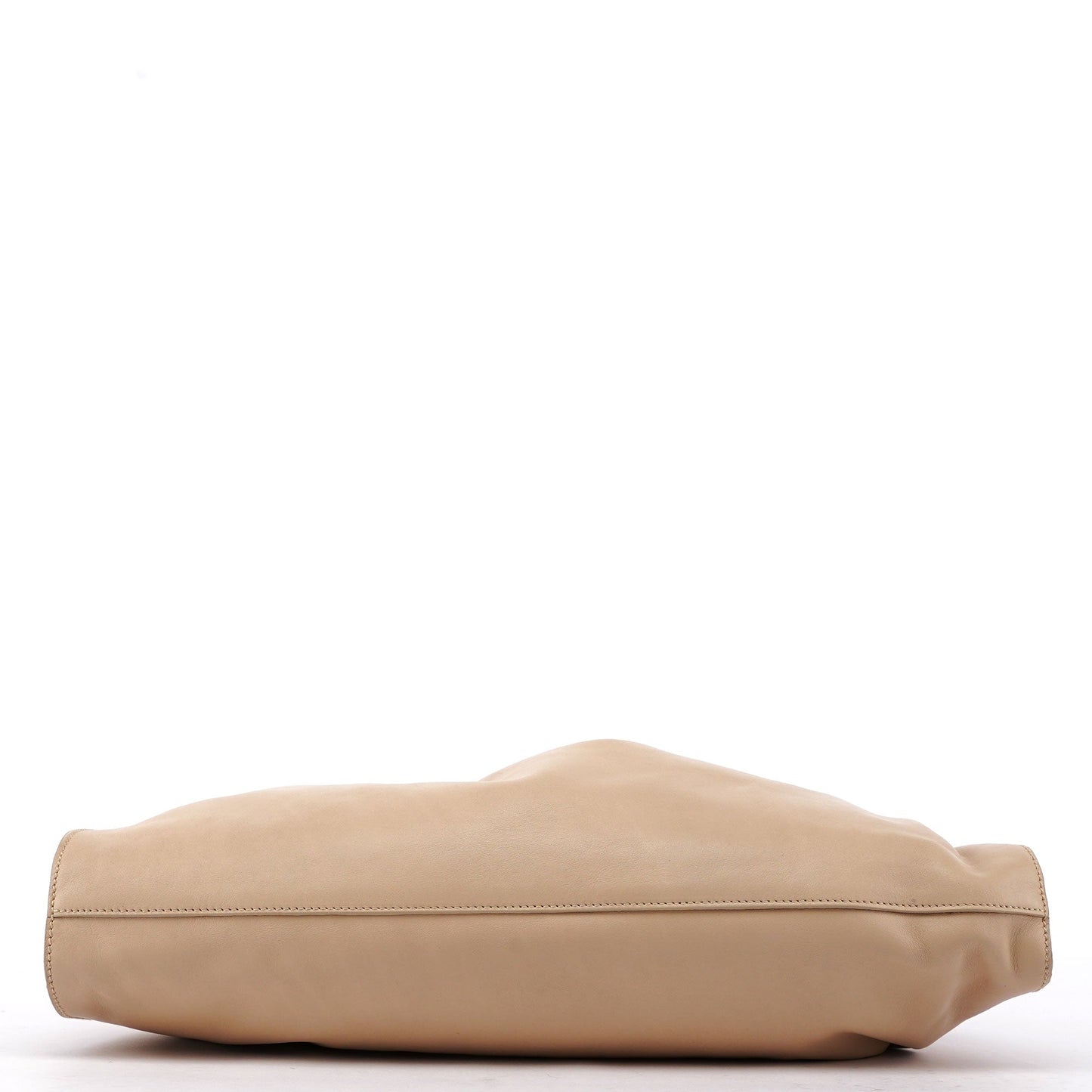 001 4332 Beige Calfskin Dual Handle Bag