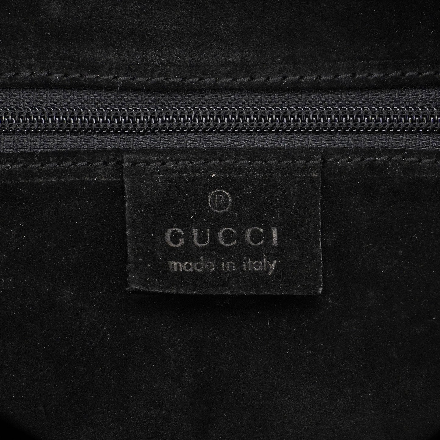 001 4403 Black Lizard Embossed Tote Bag