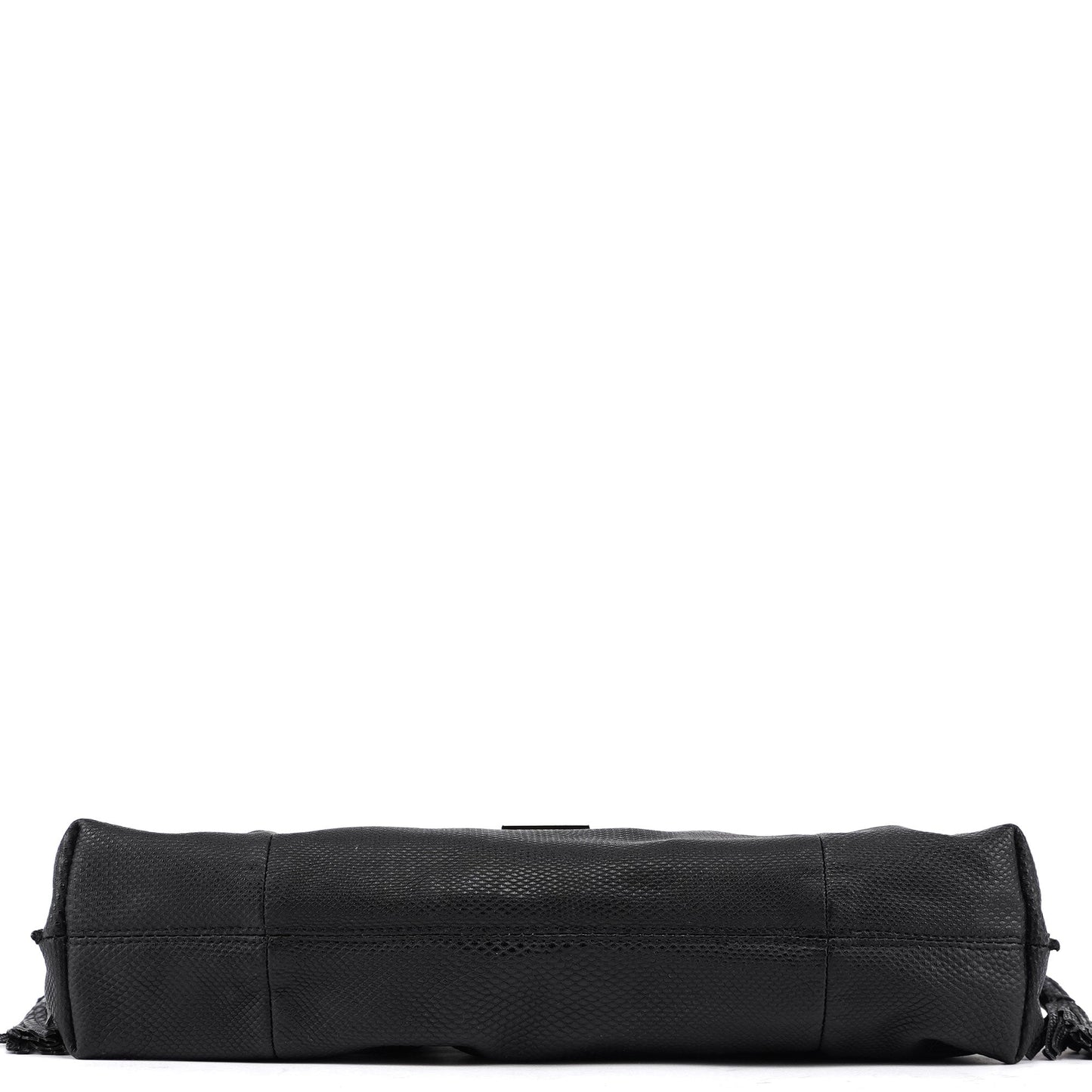 001 4403 Black Lizard Embossed Tote Bag