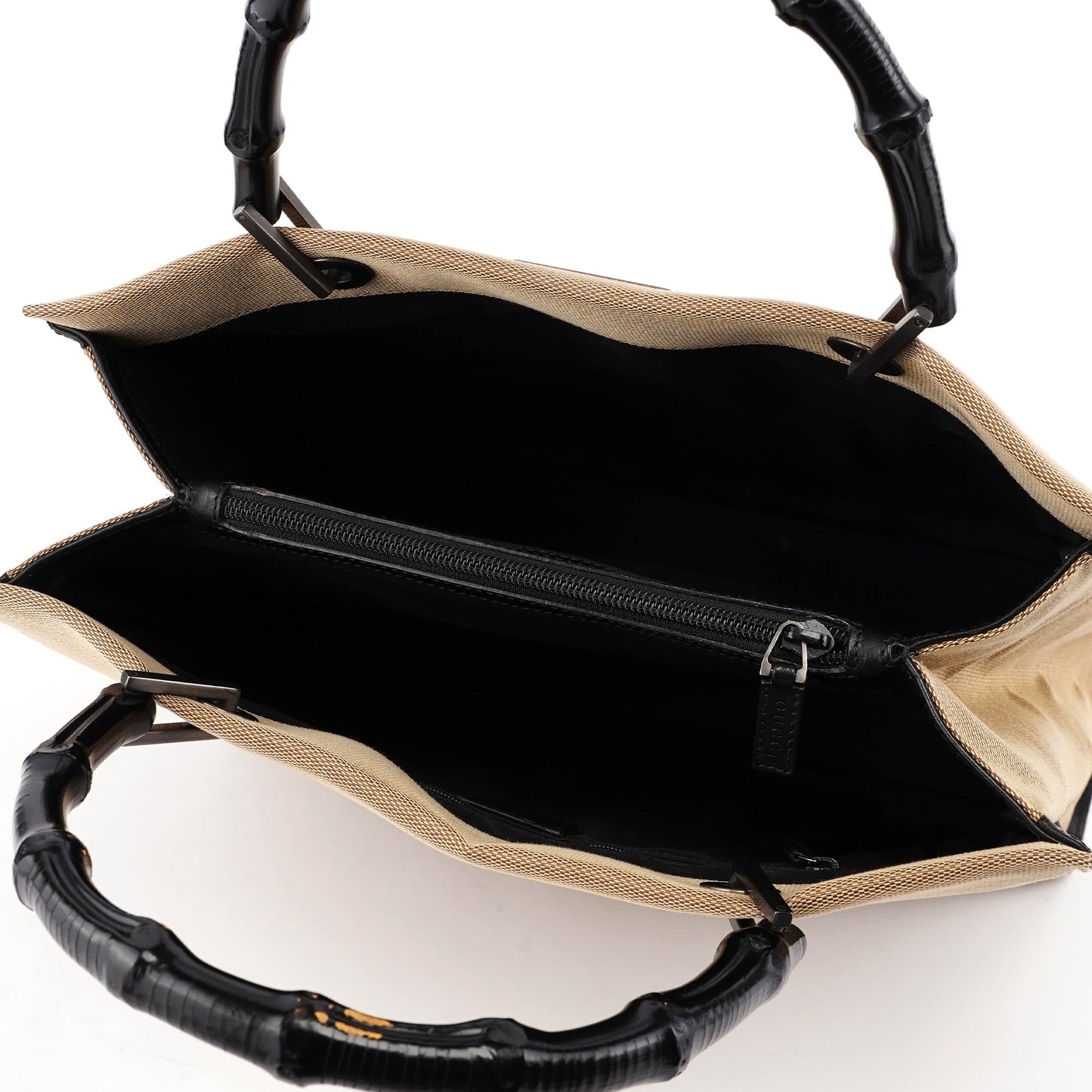 002 1010 Beige Bamboo Tote Bag