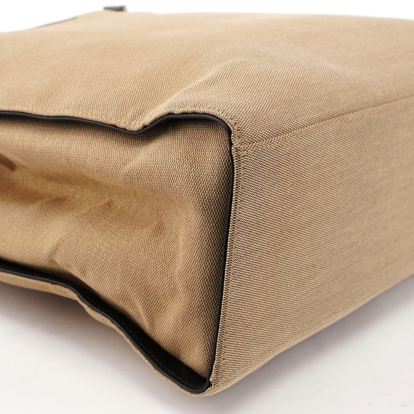 002 1010 Beige Bamboo Tote Bag