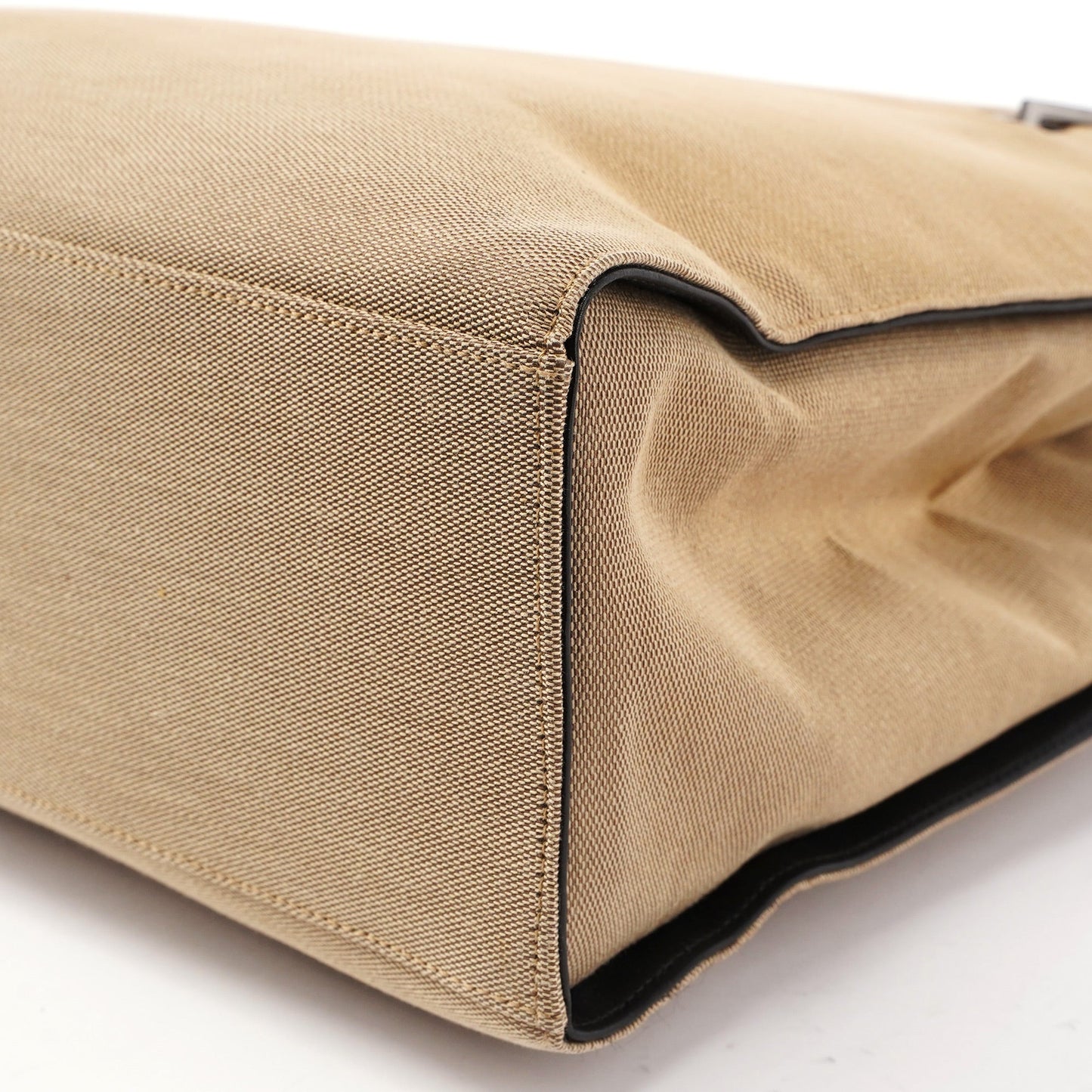 002 1010 Beige Bamboo Tote Bag