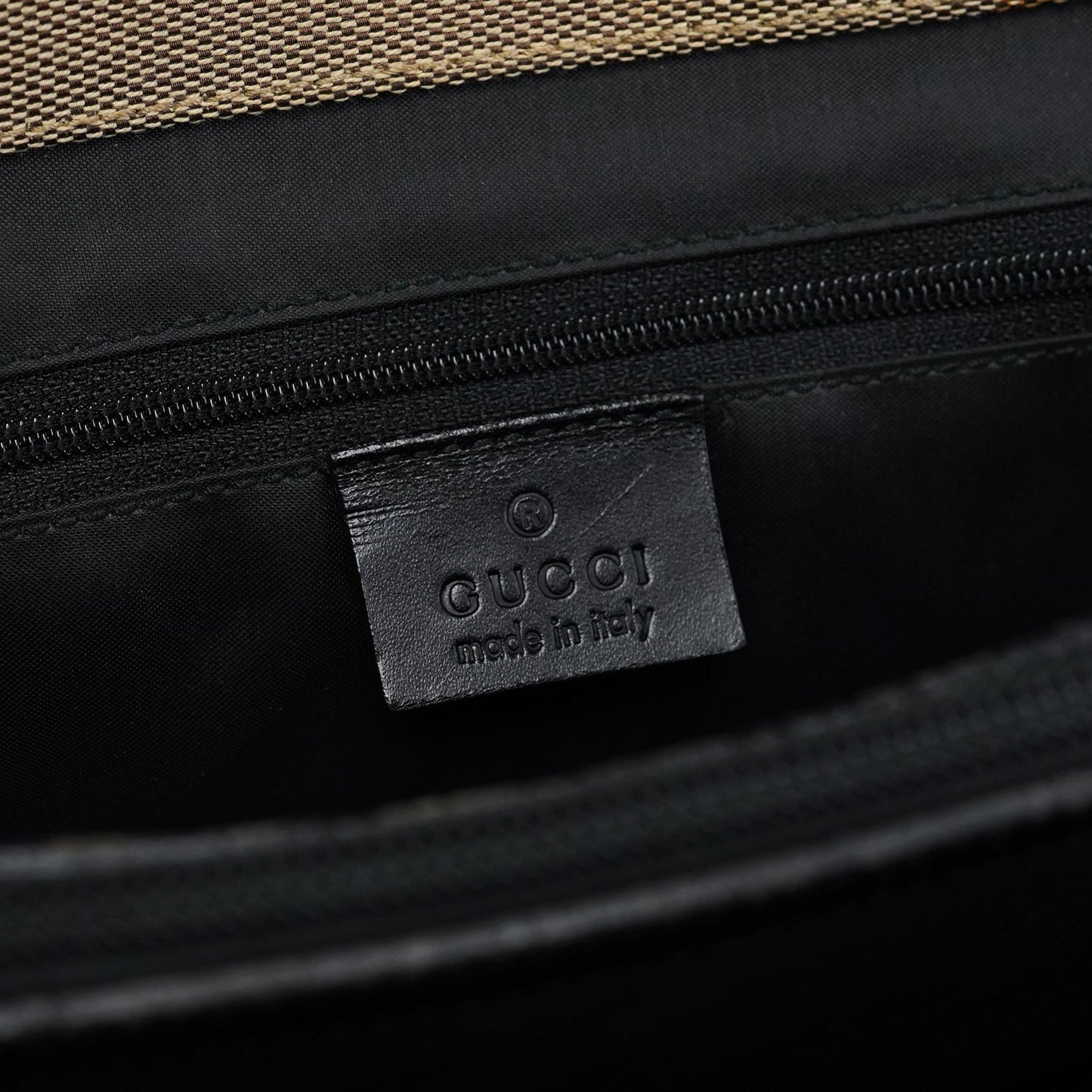 002 1010 Beige Canvas Bamboo Tote Bag